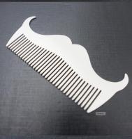 【CW】 1pc stainless steel beard comb anti-static Mustache Gentleman Hair shaping Tools