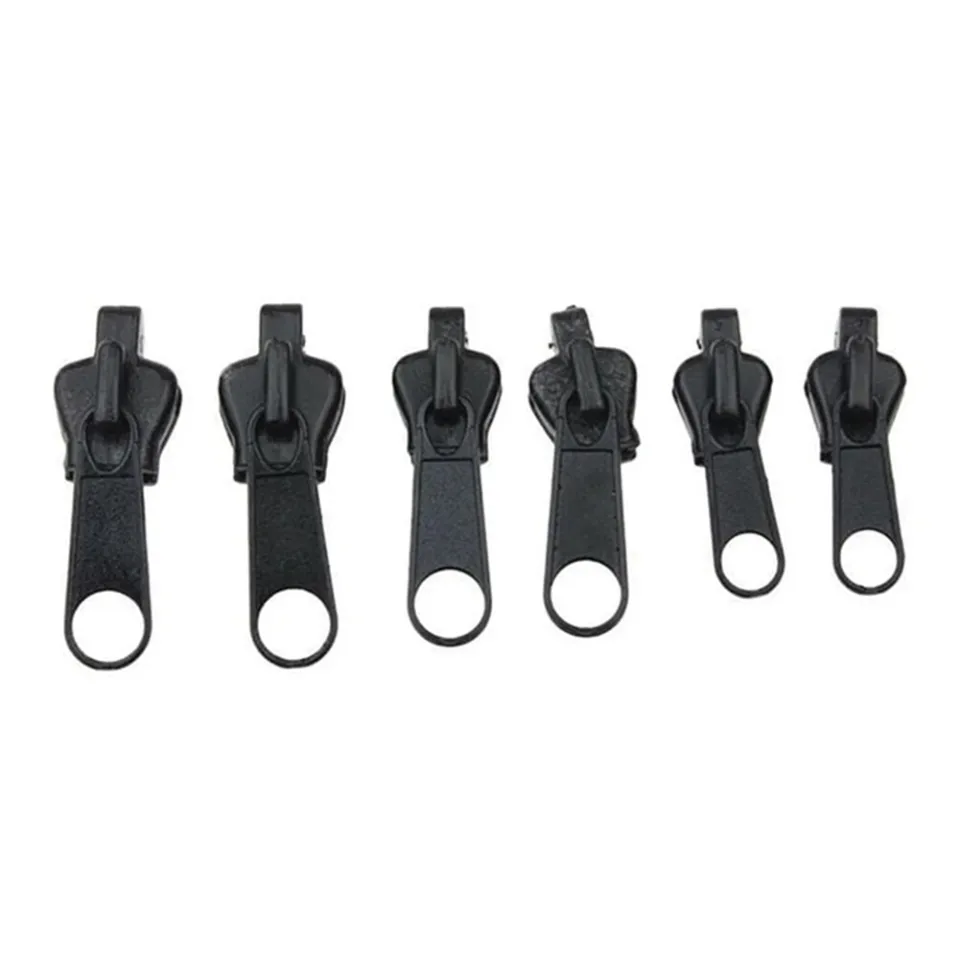 6Pcs Fix Zip Puller Instant Zipper Clip Zip Quick Fix Zip Puller Repair Kit  Zipper Replacement