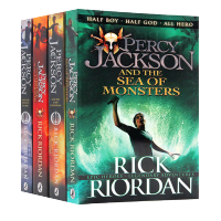 English original Posey Jackson Series Volume 4 season 2-5percy Jackson and the lightning thief science fiction Chapter Book English extracurricular reading materials