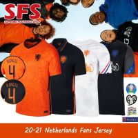 shot goods 【SFS】Top Quality Netherlands Jerseys Football Jersey Away Clothing Holland Soccer Jersey 2020-21 European Cup S-4XL