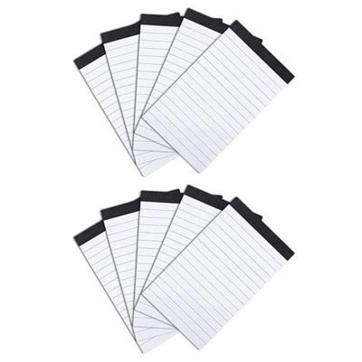 10 Pcs Handwriting Line Notebook Mini Pocket Notebook Refill A7 Memo Book Refill with 30 Sheets Lined Office Supplies