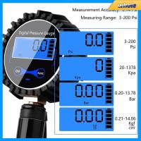 ตัววัดแรงดันลมยางตัวนับแรงดันลมยาง200PSI ที่ทดสอบแรงดันลมยางเกจวัดความดันยางรถยนต์