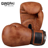 R สีผู้ใหญ่เด็กผู้หญิงผู้ชายถุงมือมวย Pu หนัง MMA Muay Thai e De Luva Mitts Sanda GYM อุปกรณ์6 8 10 12OZ Boks