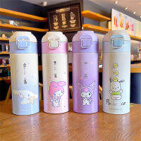 Hourser ถ้วยน้ำ Sanrio สแตนเลสสตีลสุญญากาศกระบอกน้ำ316ขนาด500มล./400มล. กาต้มน้ำฉนวนกันทนความร้อนได้สำหรับนักเรียน