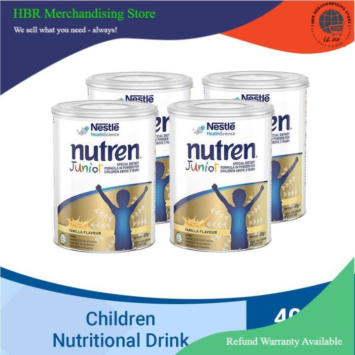 NUTREN Junior Powdered Nutritional Formula for Children 400g - Pack of ...