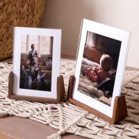 Acrylic Photo Frame Vertical Wooden Photos Frame Photo Frame For Wedding Photo Picture Frame Desktop Office Photo Decor
