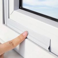 【LZ】☁┅  Sliding Type Window Sealing Strip Door and Window Seam Windproof Sound Insulation Self-adhesive Sealing Strip Warm Blocking Wind