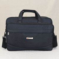 ⊙Business briefcase mens bag portable messenger bag waterproof Oxford cloth docu商务公文包男包手提斜挎包防水牛津布文件业务包帆布电脑包大号包