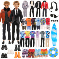 เครื่องประดับแฟชั่น17 Ltems Ken Doll = 1ชุดสูท + 1ชุด + 1ชุด + 1เสื้อ + 1กางเกงขาสั้น + 1ชุด + กางเกงขายาว1คู่ + กางเกงชายหาด1คู่ + รองเท้า5คู่ + 1คู่ + 1คู่ + ของแว่นกันแดด + แว่นตา1คู่ + ชุดหูฟัง1อัน + ห่วงยางว่ายน้ำ1อัน + สเก็ตบอร์ด1อัน