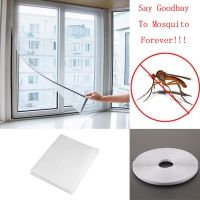 Fly Window Net Insect Mesh Indoor Bug To with Tape Textile