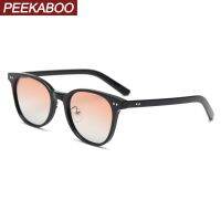 {Paopao glasses} Peekaboo สีเขียวสีดำแว่นกันแดด P Olarized Uv400ชายสไตล์เกาหลี TR90กรอบสแควร์ซันแว่นตาสำหรับผู้หญิงขับรถน้ำหนักเบา