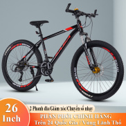 Xe đạp thể thao 26 inch JiaSa chính hãng giảm xóc tốt