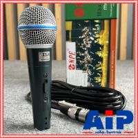 ไมค์โครโฟน NPE SM58A พร้อมสาย 4.5เมตร ไมค์สาย SM-58A ไมค์ร้องเพลง SM58 เอ็นพีอี SM 58 A AI-PAISARN เอไอ-ไพศาล