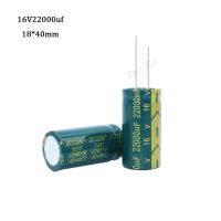 1pcs Electrolytic Capacitor 16V22000UF 16V 22000UF 18X40 mm High Frequency Low ESR Aluminum Capacitors Electrical Circuitry Parts