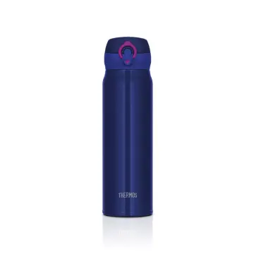 Thermos Water Bottle Vacuum Insulated Mobile Mug One-Touch Open Type Pearl Black 600ml Jnl-604 Pbk