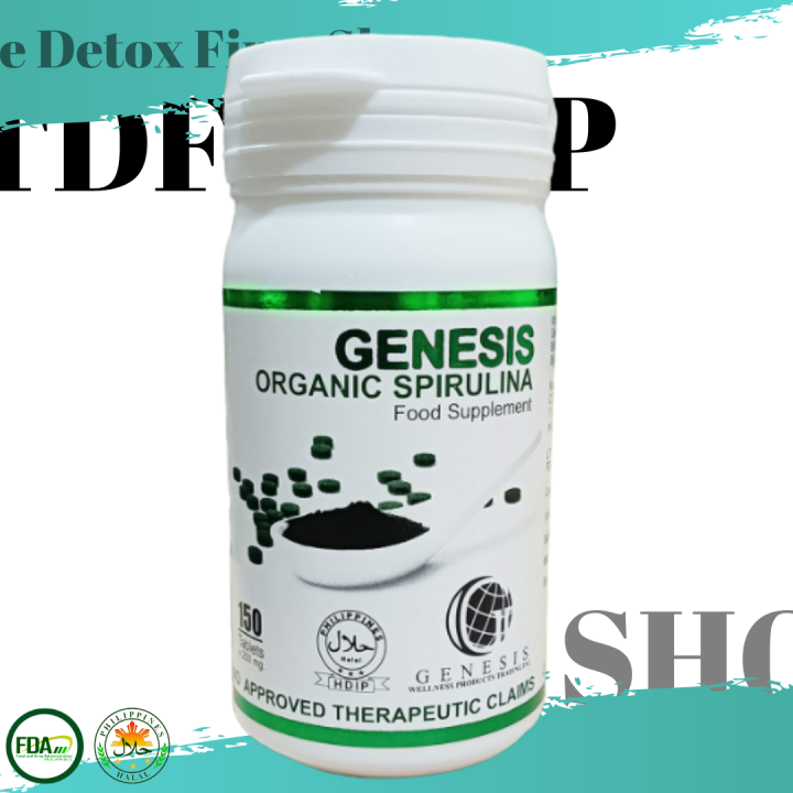 (2 Bottles) Genesis Spirulina 250mg / 150 Tablets / 37.5 Grams with