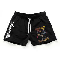 2023 newAnime Berserk Shorts for Men Quick Dry Beach Board Swimwear Guts Print Oversize Running Shorts Casual Short Trunks Fitness 3XL