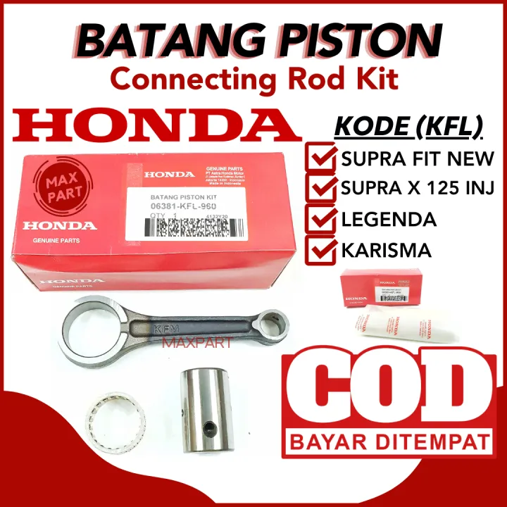 Stang Seher Kfl Kph Batang Piston Rod Kit Connecting Honda Supra Fit