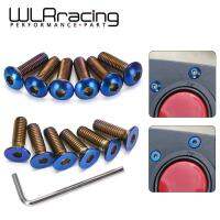 WLR RACING - 6PC/LOTS Burnt Titanium Steering Wheel Bolts Fit a lot of steering wheel Works Bell Boss Kit WLR-LS06CR-T Furniture Protectors Replacemen