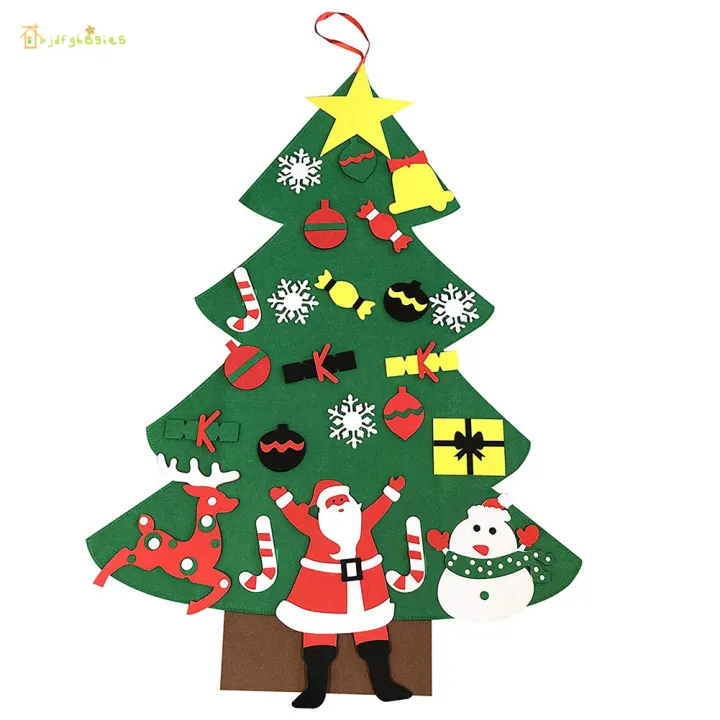 DIY Felt Christmas Tree Craft Education Ornament Kit Decoration for