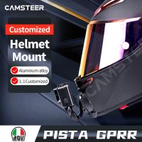 สำหรับ Agv Pista Gprr รถจักรยานยนต์ที่กำหนดเองหมวกกันน็อคที่คางภูเขาสำหรับ Gopro11 10 Insta360หนึ่ง X3 X2 Rs Dji อุปกรณ์กล้องเพื่อการกีฬา