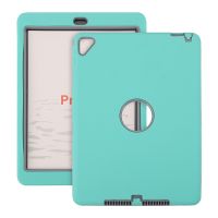 Heavy Duty Shockproof Case Cover For iPad Pro 9.7inch Mint Green+Grey