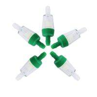 5 pcs Aquarium Anti-backflow Air CO2 Pump Check Valve Green+Transparent