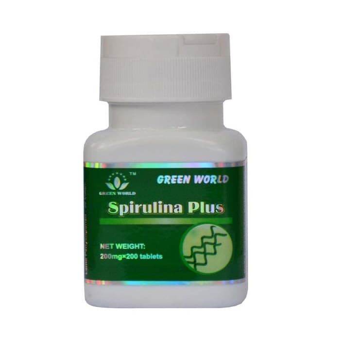Green World Spirulina Plus Tablet 250mg * 200 Tablet & Spirulina Tablet