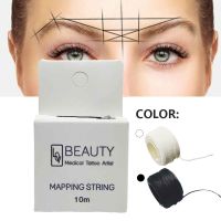 hot【cw】 Mapping Pre-ink String for Microblading Eyebow Make Up Dyeing Liners Thread Semi Permanent Positioning Eyebrow Measuring