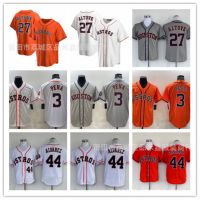 ✧✲ Baseball uniform Astros jersey No. 27 ALTUVE Astros 3 44 No. ALVAREZ short sleeves