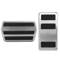 Car Pedal Pads Brake Accelerator Pedals Wearproof Stainless Steel for Car Pedal Accessories