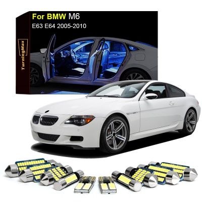 【CW】Canbus Interior Lighting LED Bulbs Package Kit For BMW M6 E63 E64 2005-2010 Trunk Dome Map Indoor Lamps Lights Car Accessories