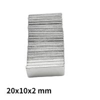 20~1000Pcs 20X10x2 Mm Rare Earth Magnet 20Mmx10mm Block Rectangular Magnets 20X10x2mm Permanent Neodymium Magnet 20*10*2 Mm