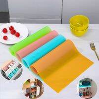 4PCS Anti Fouling Refrigerator Mat EVA Waterproof Pad Anti-oil Cabinet Drawer Mat Easy To Clean Placemat Heat-insulated Coaster