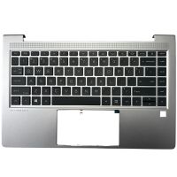 NEW US/Spanish Latin laptop keyboard For HP Elitebook 640 G9 with palmrest upper cover backlight