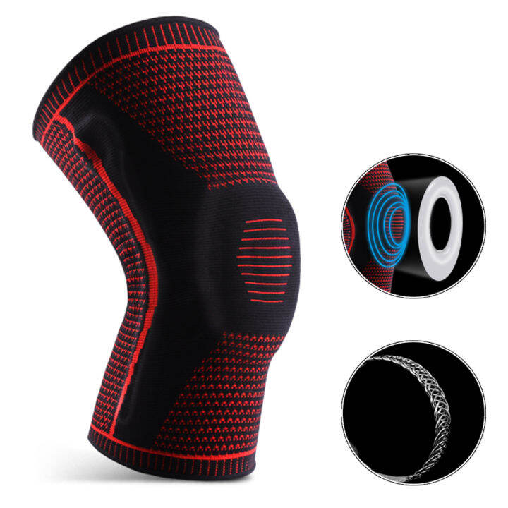 Outdoor Online Mall 1pcs Knee Support Men Women Knee Brace with Side