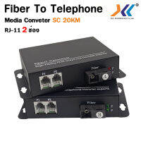 Media Fiber To Phone Telephone Voice Optical PCM 2 CH / 4 CH (SC/SX/20km)