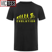 Men Funny Birthday Present For Brother Friend Dad Father Son Evolution Of Biking Tshirt Cycle Biker Cotton T