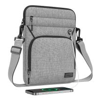 9-11 Inch Laptop Bag for iPad air 5 10.9 2022, iPad 9 8 7th Gen 10.2 Multifunctional Case with Shoulder Strap and Headphone Port