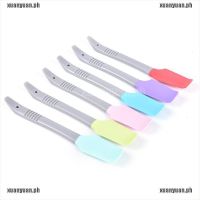 ◘™ஐ 【XUANYUAN】Silicone Spatula Butter Cake Cream Scraper Blade Batter Brush Baking Tools