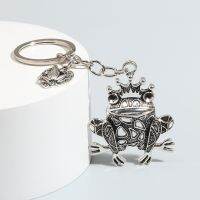 Keychain Cartoon Frog Metal Chains Souvenir Gifts Men Car Keys Jewelry