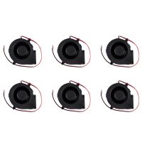 6Pcs 75mm x 30mm DC 12V 0.36A 2Pin Computer PC Blower Cooling Fan