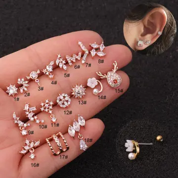 Dainty clearance tragus stud