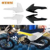 OTOM Plastic Motorcycle Front Side Spoiler Kit Motocross Radiator Shrouds Panels For HUSQVARNA TC125 250 TX300 FS450 FC450 FX350