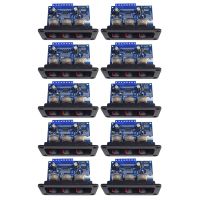 10X 2.1 Channel Digital Power Amplifier Board 2X25W+50W Bluetooth 5.0 Subwoofer Class D Audio Amplifier Board DC 12-20V