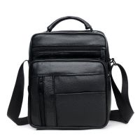 Men Genuine Leather Bags Messenger Shoulder Bags Crossbody Bags For Men Casual Cowhide Business Handbags