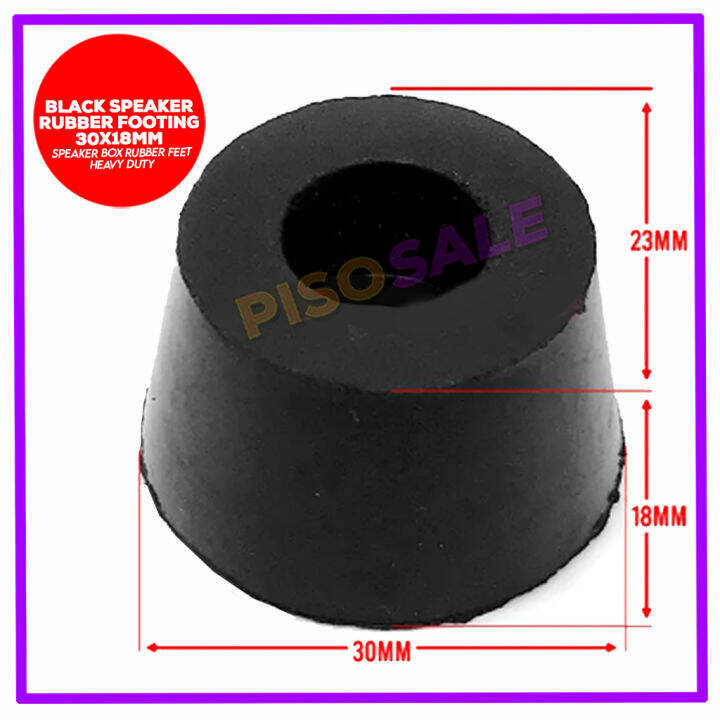 30x18MM Speaker Rubber Feet Speaker Box Rubber Footing Heavy Duty