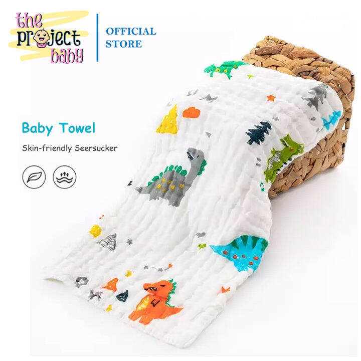 Soft Muslin Burp Cloth Baby Face Towel Washcloth Cotton Gauze Newborn