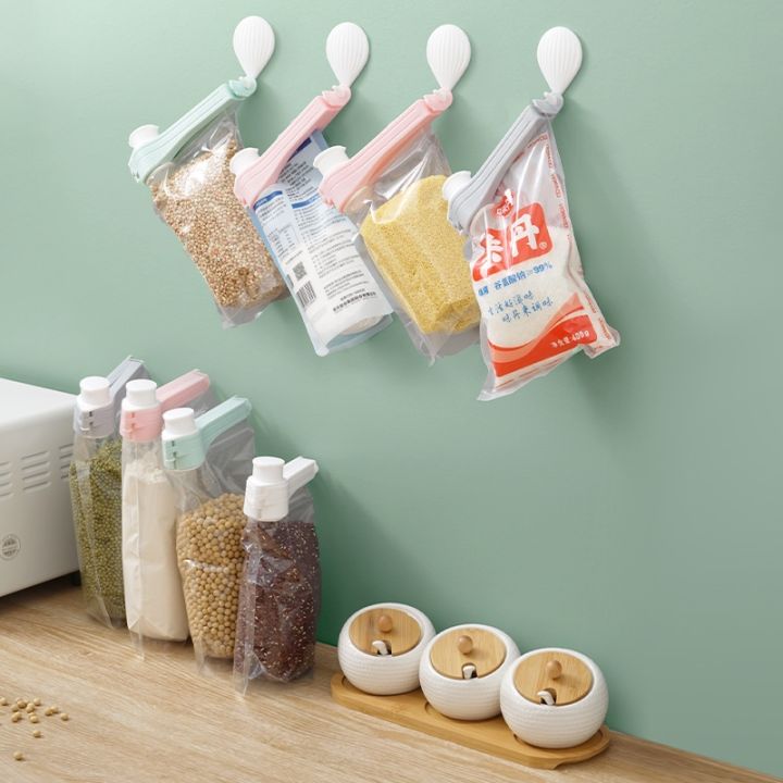 wall-mounted-storage-sealing-clip-nozzle-seal-clip-snack-food-plastic-bag-kitchen-seasoning-fresh-keeping-moisture-proof-tool