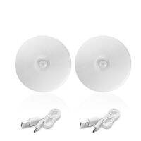 1/2/3 Pack of 2 Night Lights Body Induction Motion Sensor USB Wardrobe LED Wall-mounted Lamps 5W Kitchen Eye Protection Lighting Ceiling Lights